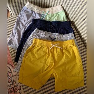 J. Crew Crewcuts - A Lot of 4 Pairs of Boy’s Size 12 Swim Trunks